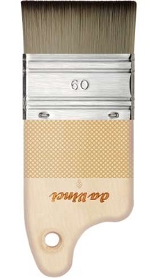 5077 Da Vinci Paddle Brush Soft FIT Synthetic Size 60
